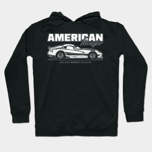 Dodge Viper GT (White Print) Hoodie